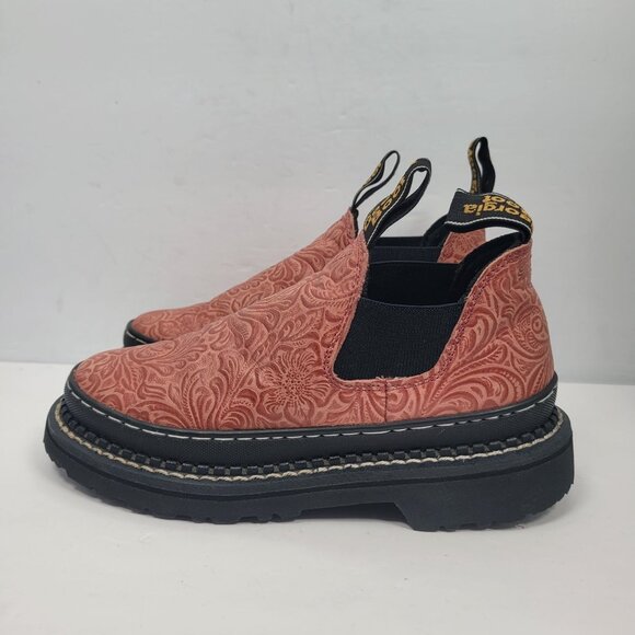 Georgia Boot Women's Romeo Pink Boots GBOT072WW US Size 6M - Picture 2 of 9